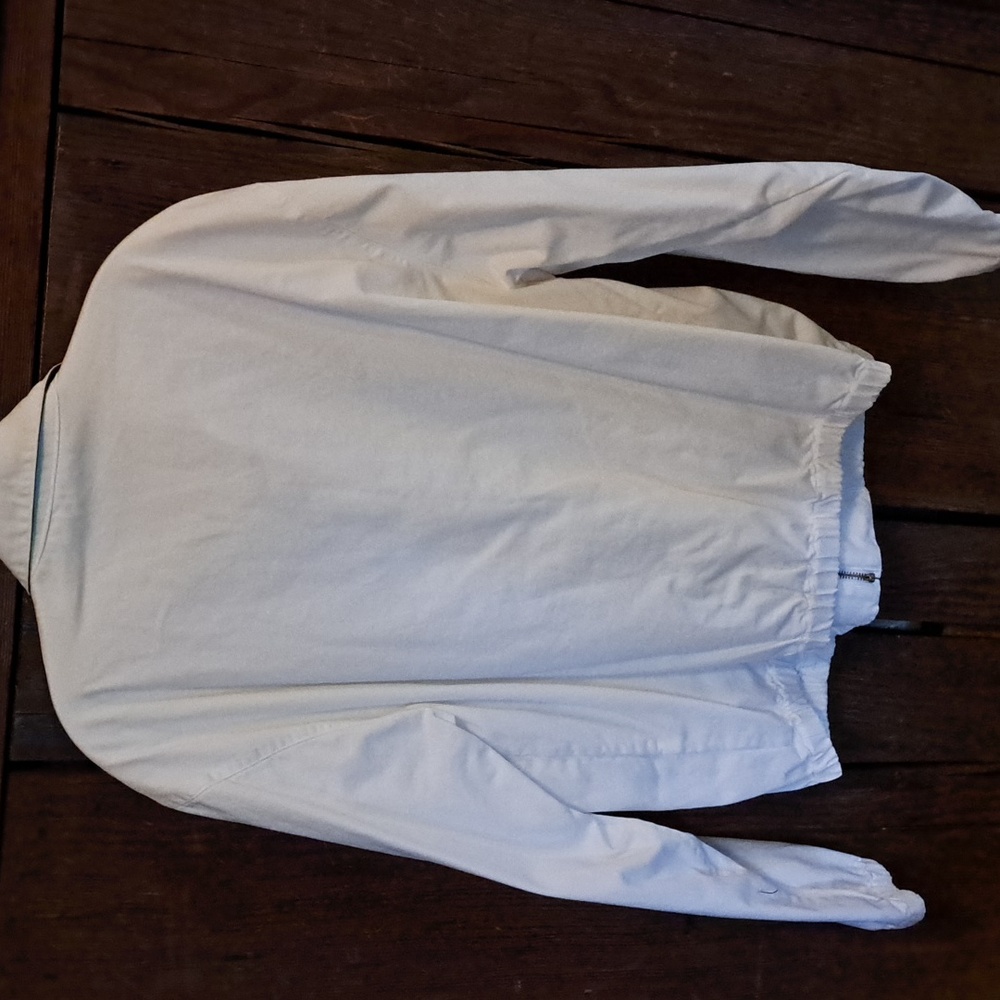 Polo Ralph Lauren White Full Zip 100% Cotton Jacket Size L - Picture 6 of 7